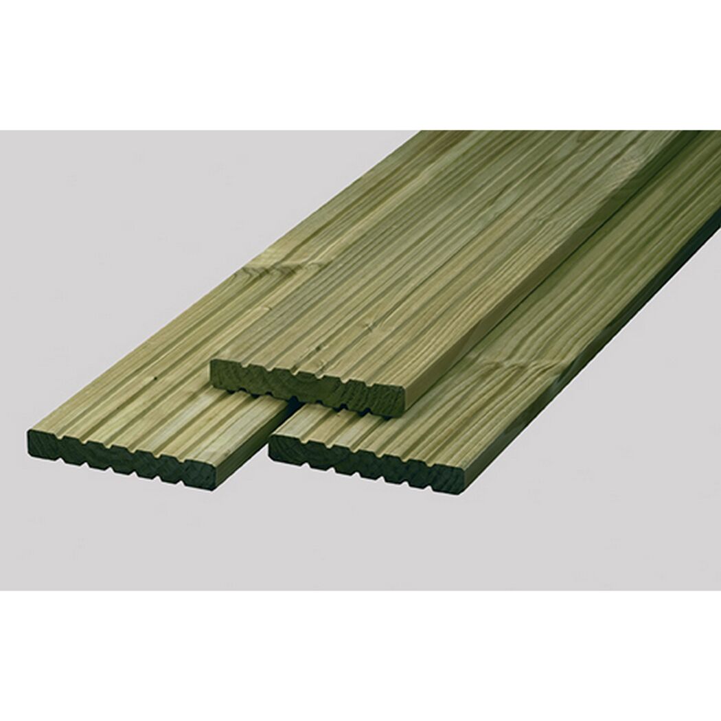Grüne Bodendielen Kiefer 2000 x 145 x 28 mm