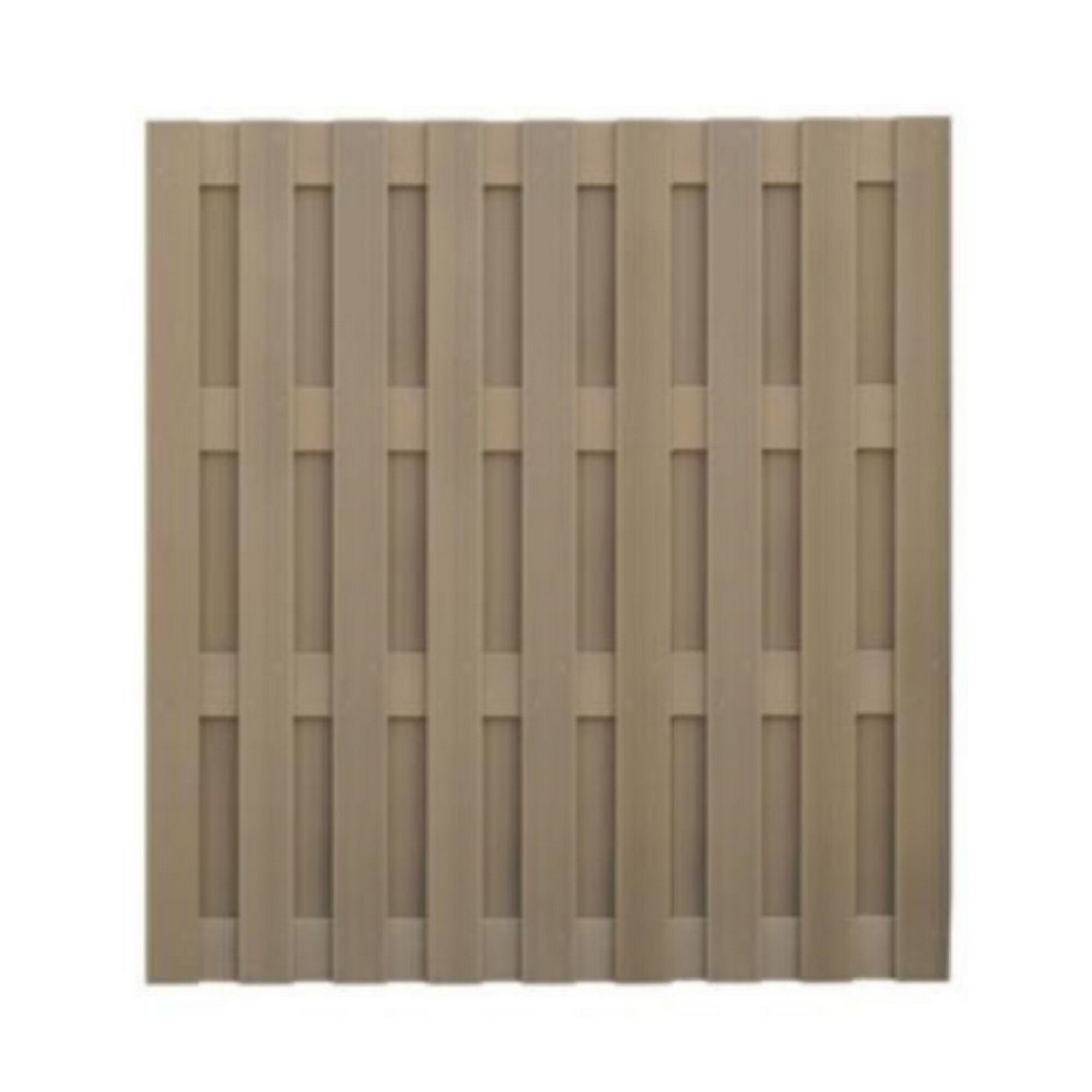 WPC Zaun LASSE sand 180x180 cm