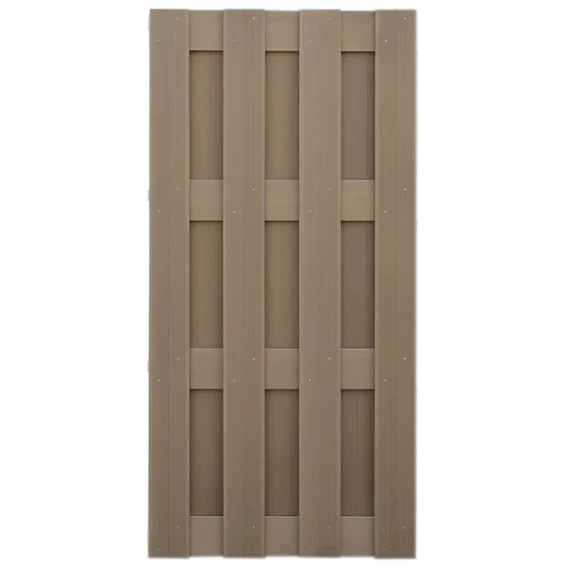 WPC Zaun Halb LASSE 180x90cm sand