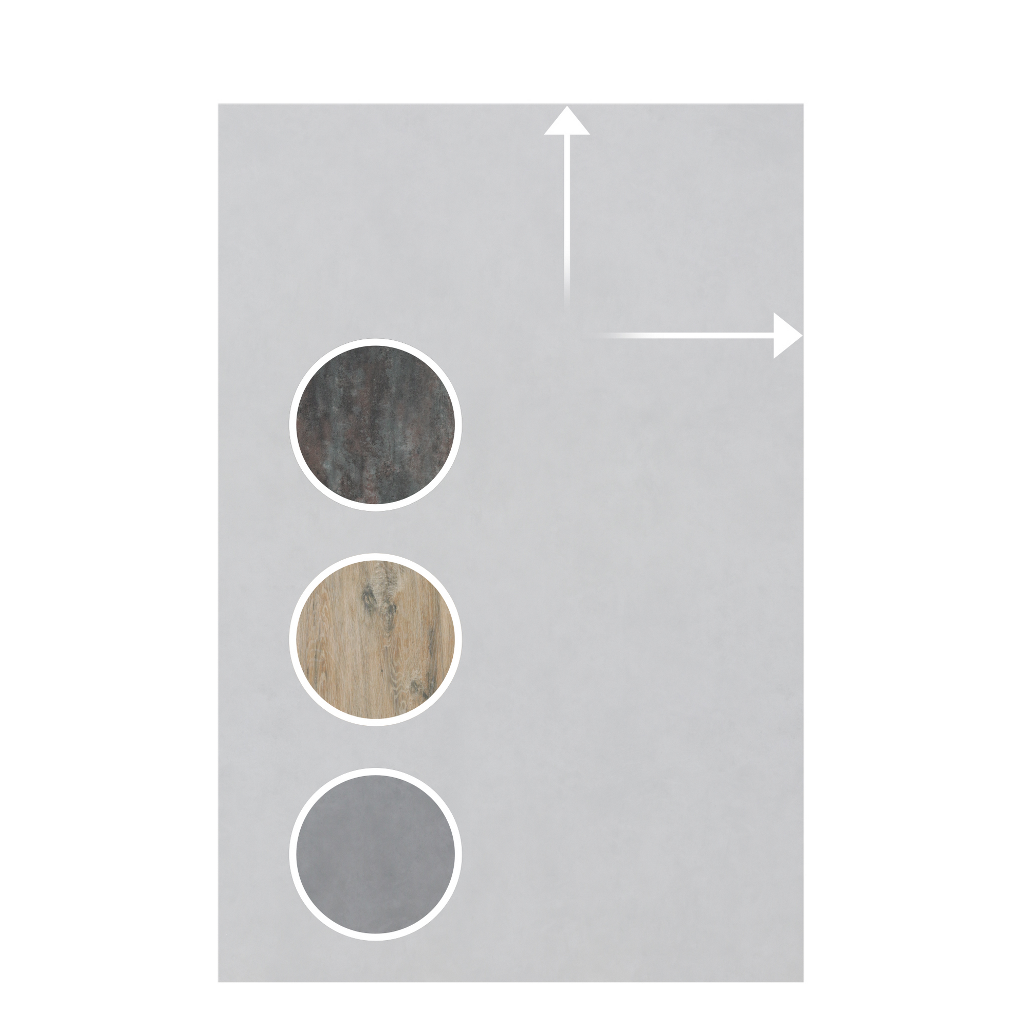 Sichtschutzelement 'Board Keramik' auf Maß und Sonderfarbe + product picture