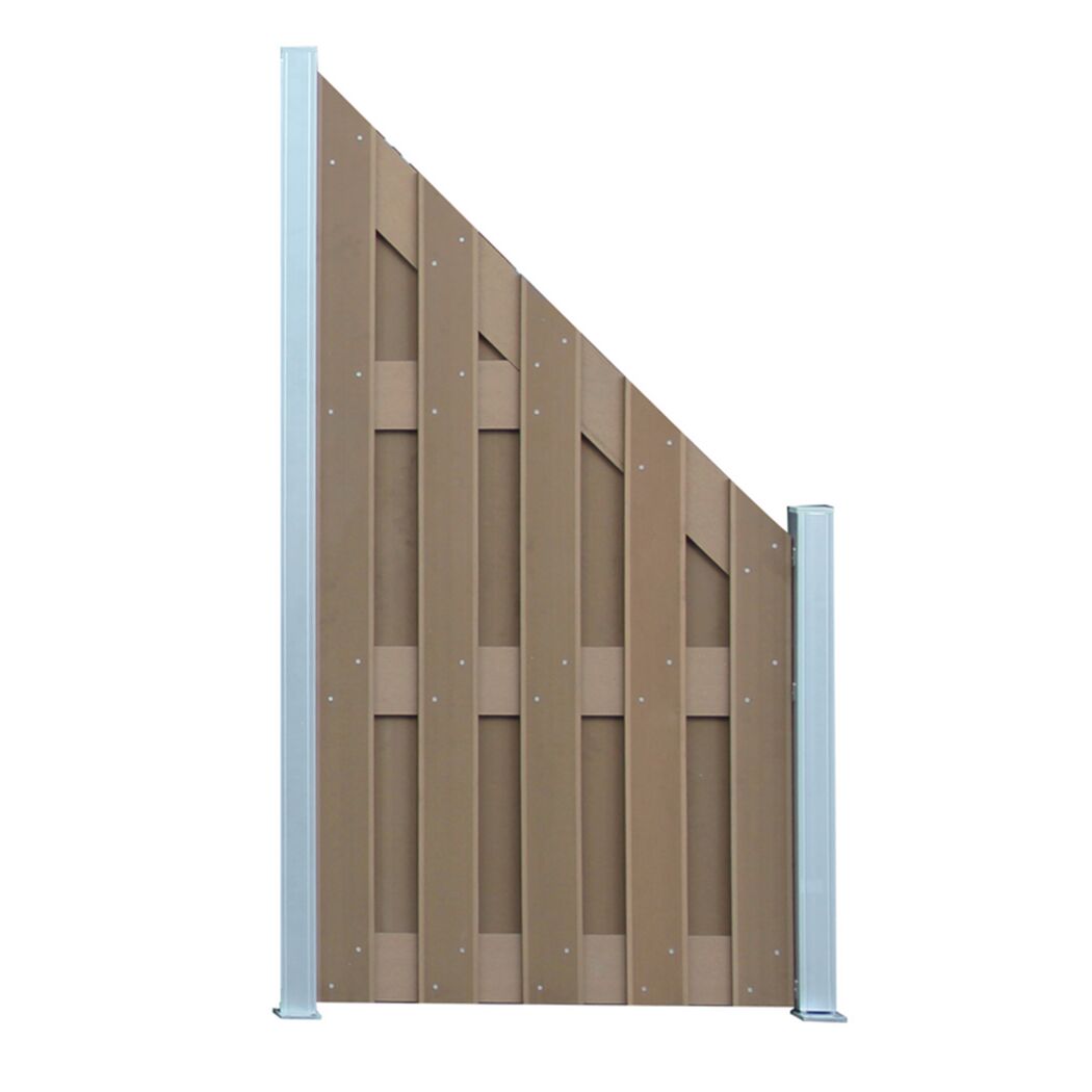 WPC-Zaun LASSE, 180x90/90cm, sandfarben