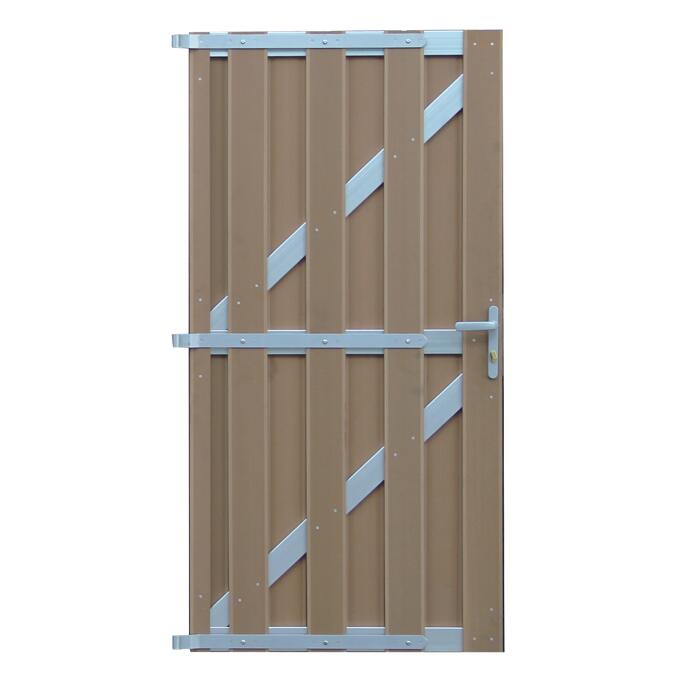 WPCGartentor sandfarben 90 x 180 cm