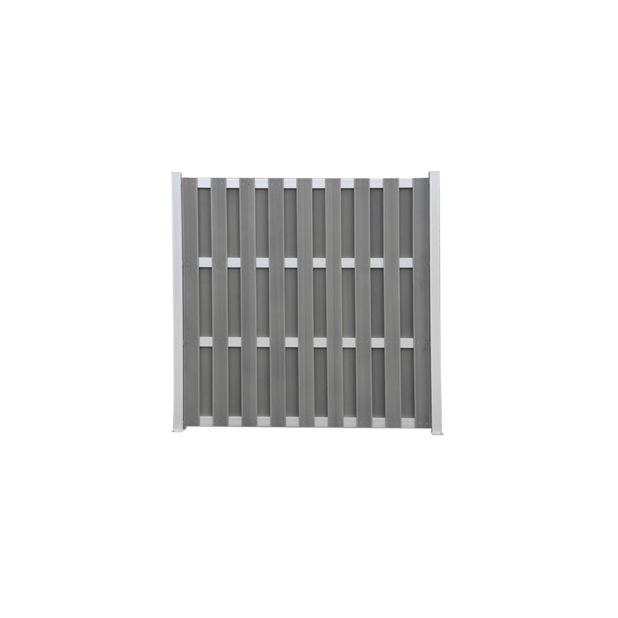 Zaunelement 'Jan' WPC/Aluminium grau 180 x 180 cm + product picture