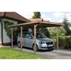 Auto unter einem Carport
