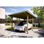 WEKA Carport mit geparktem Auto