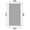Carport 300 x 600 cm