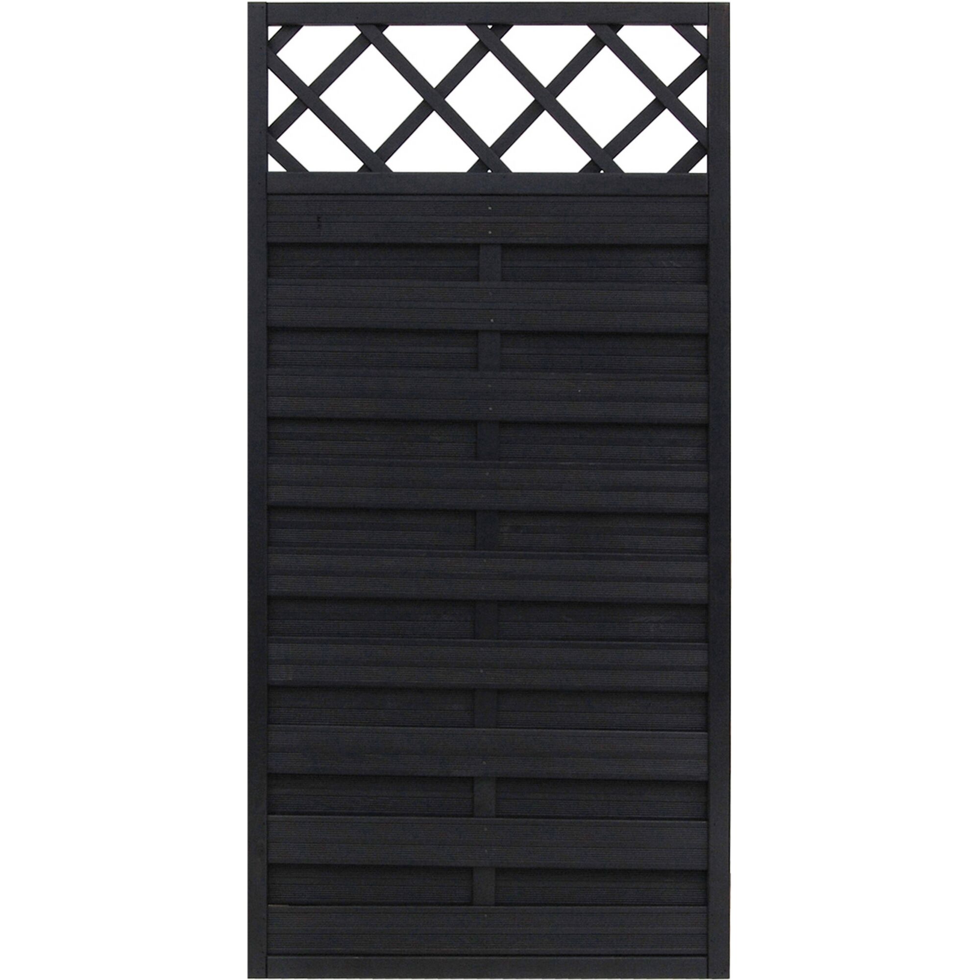 Schwarzes Halbelement Hamburg 180x90