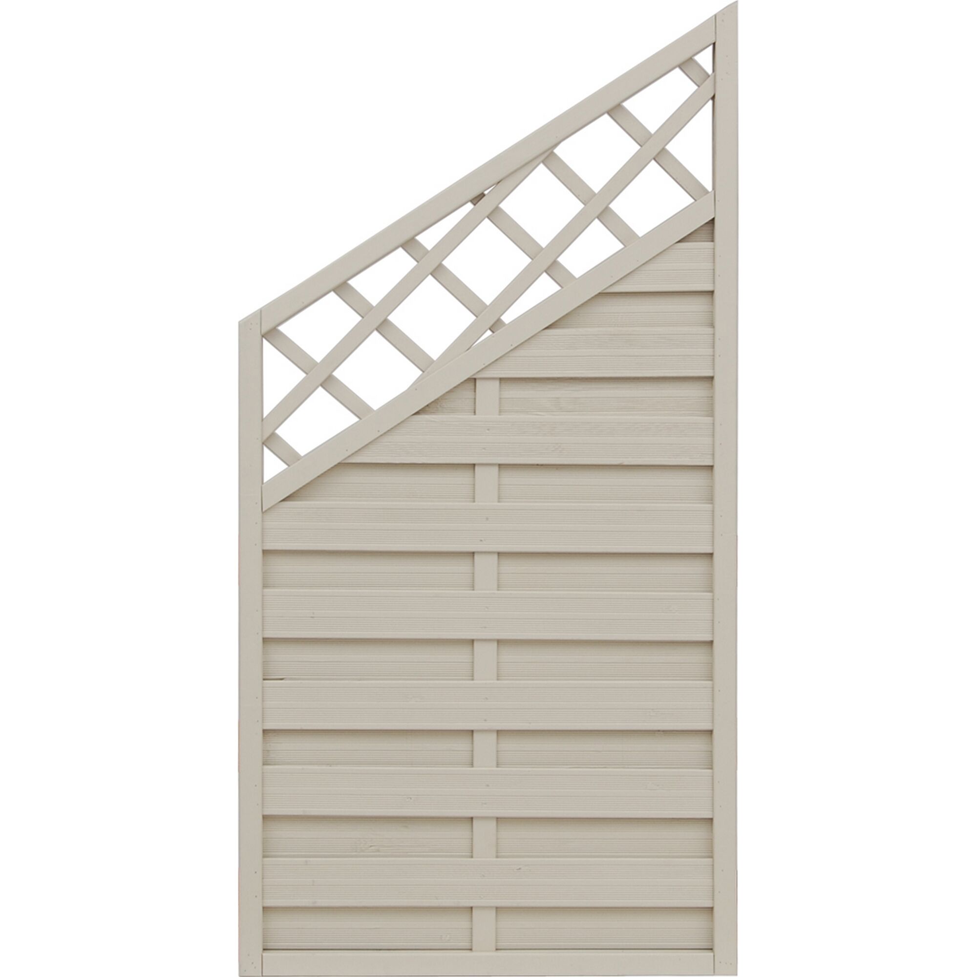 Beigefarbener Sichtschutzzaun Hamburg