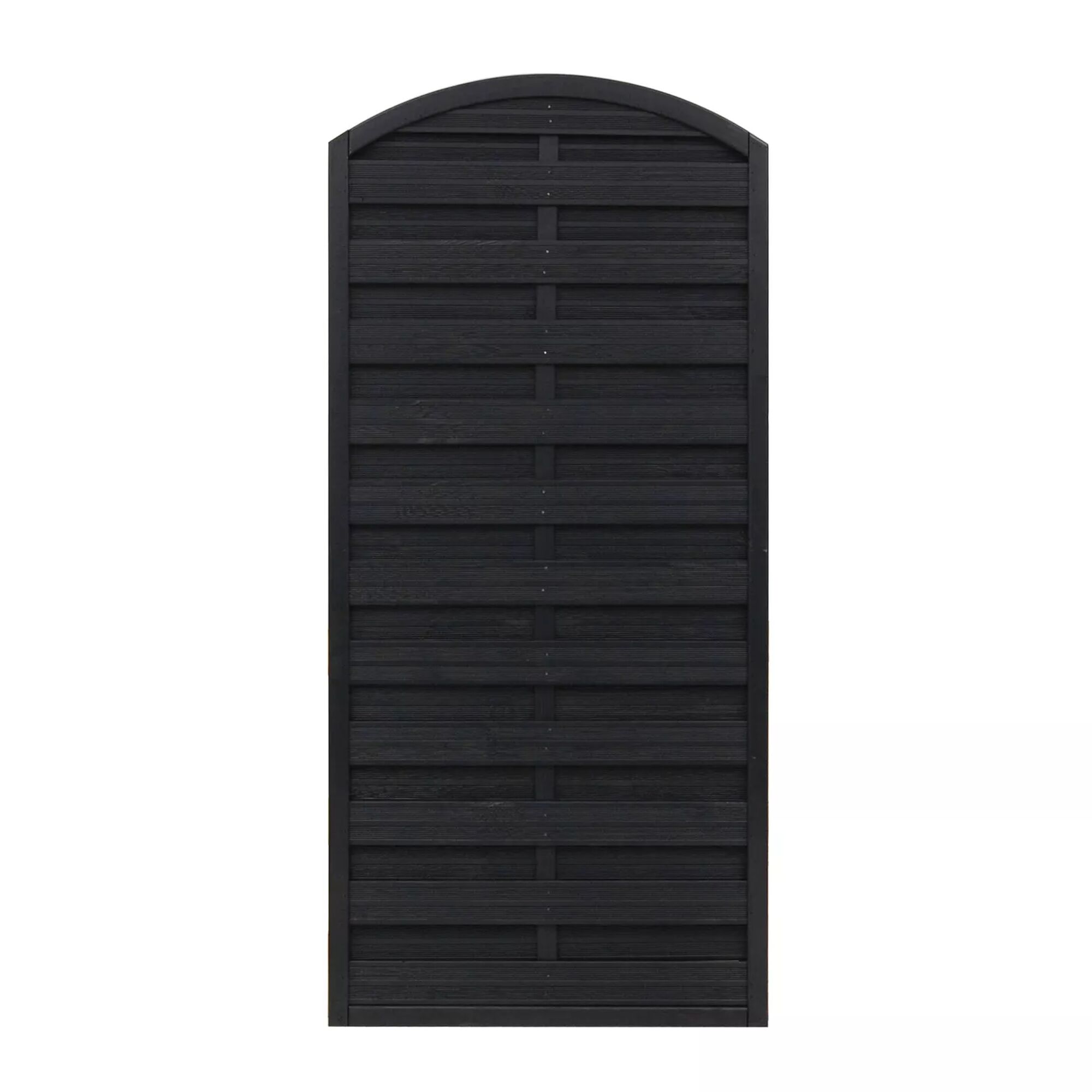 Schwarzes Halb-Sichtschutzelement München