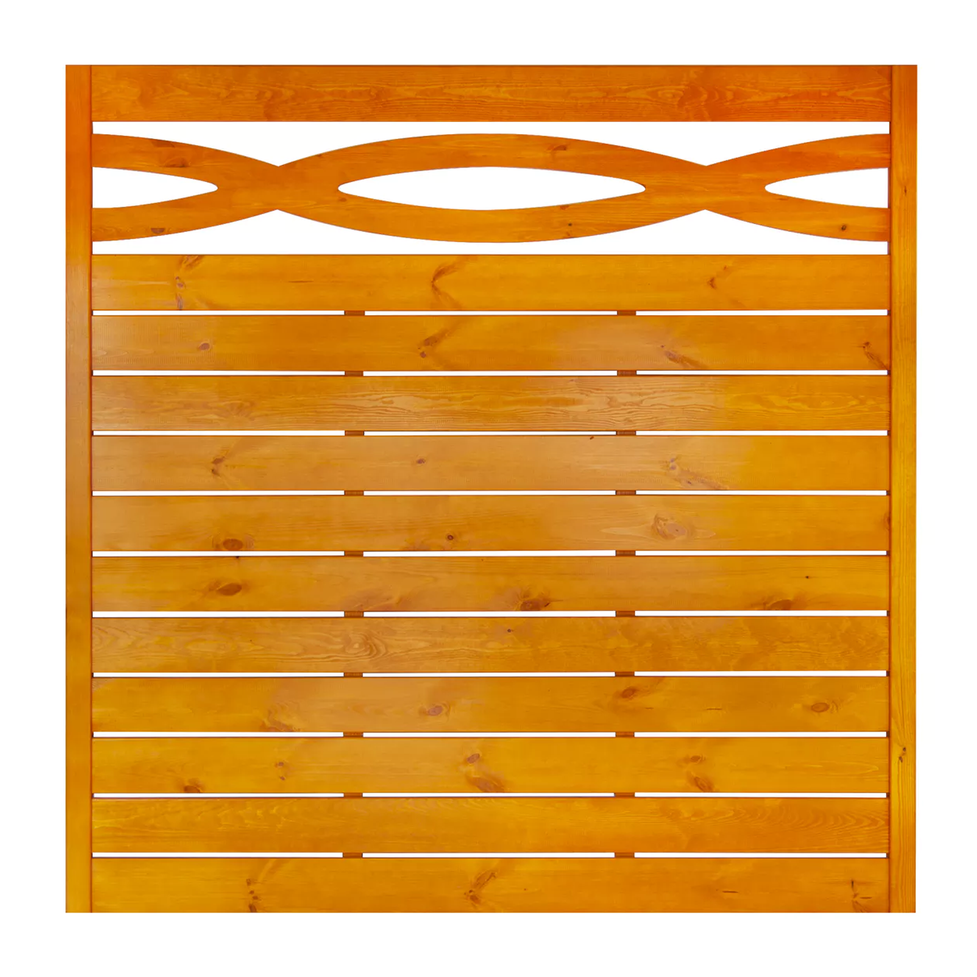 Holz-Gartenzaun Geneva, 180 x 180 cm, Pinie