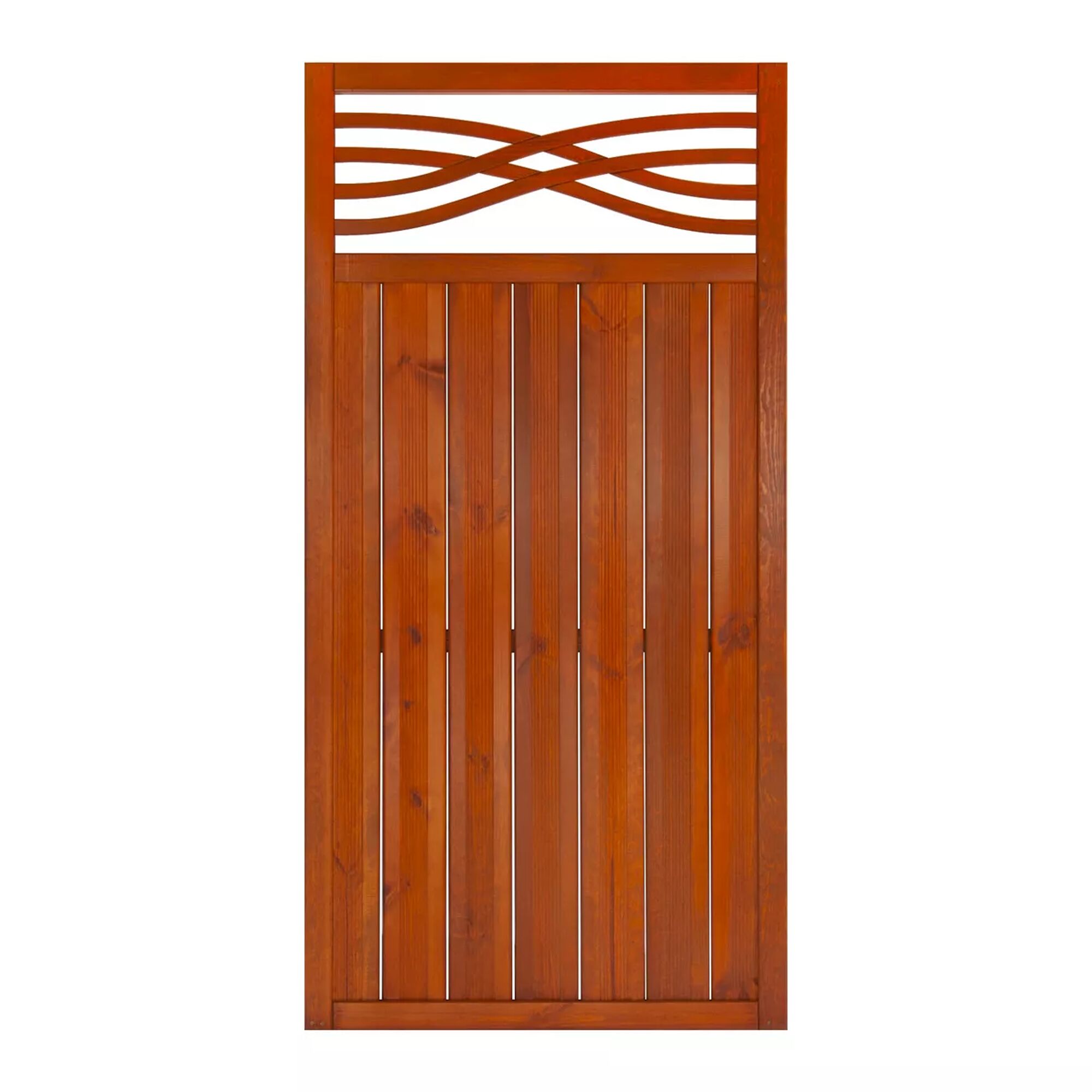 Holz-Halbelement Malaga, 180 x 90 cm, Teak