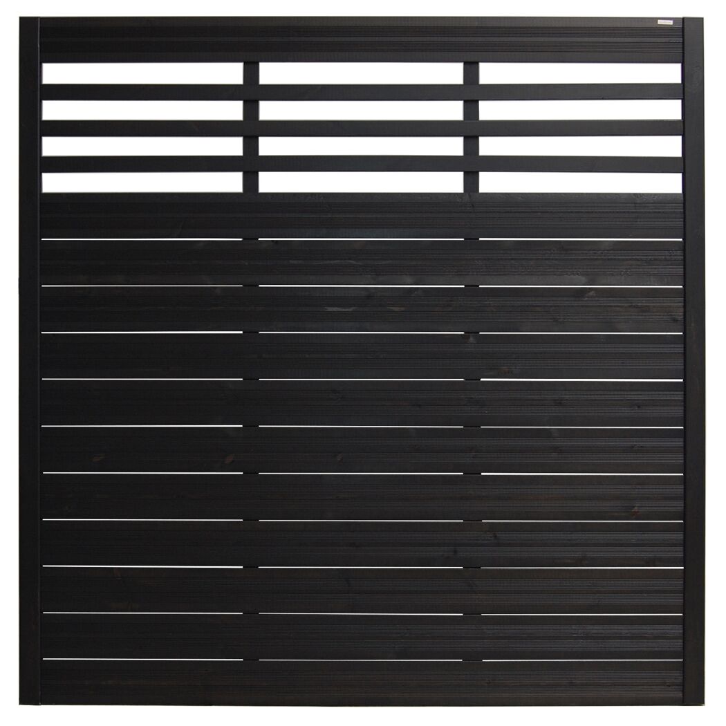 Schwarzes Grundelement Soho 180x180cm