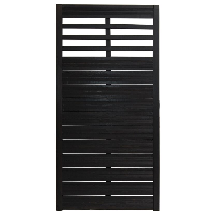Schwarzes Holz-Halbelement Soho