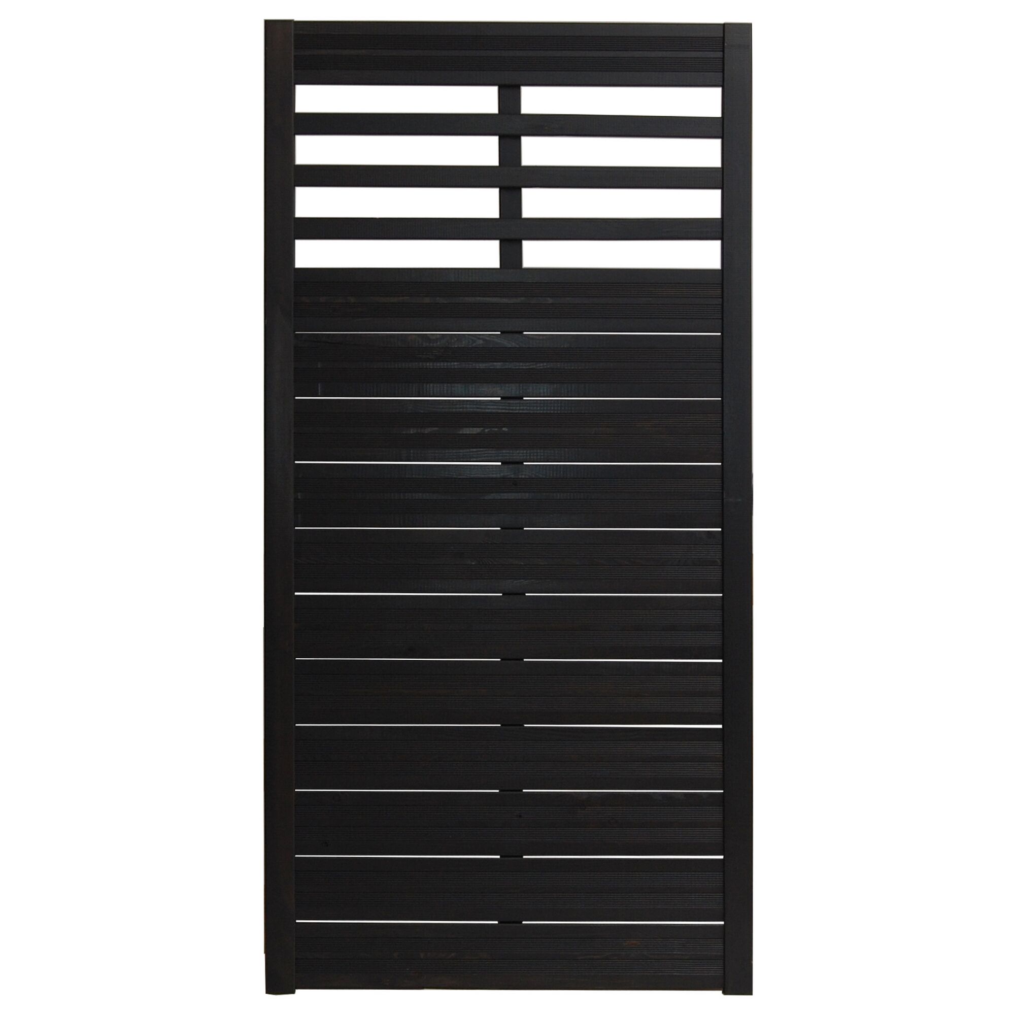 Schwarzes Holz-Halbelement Soho