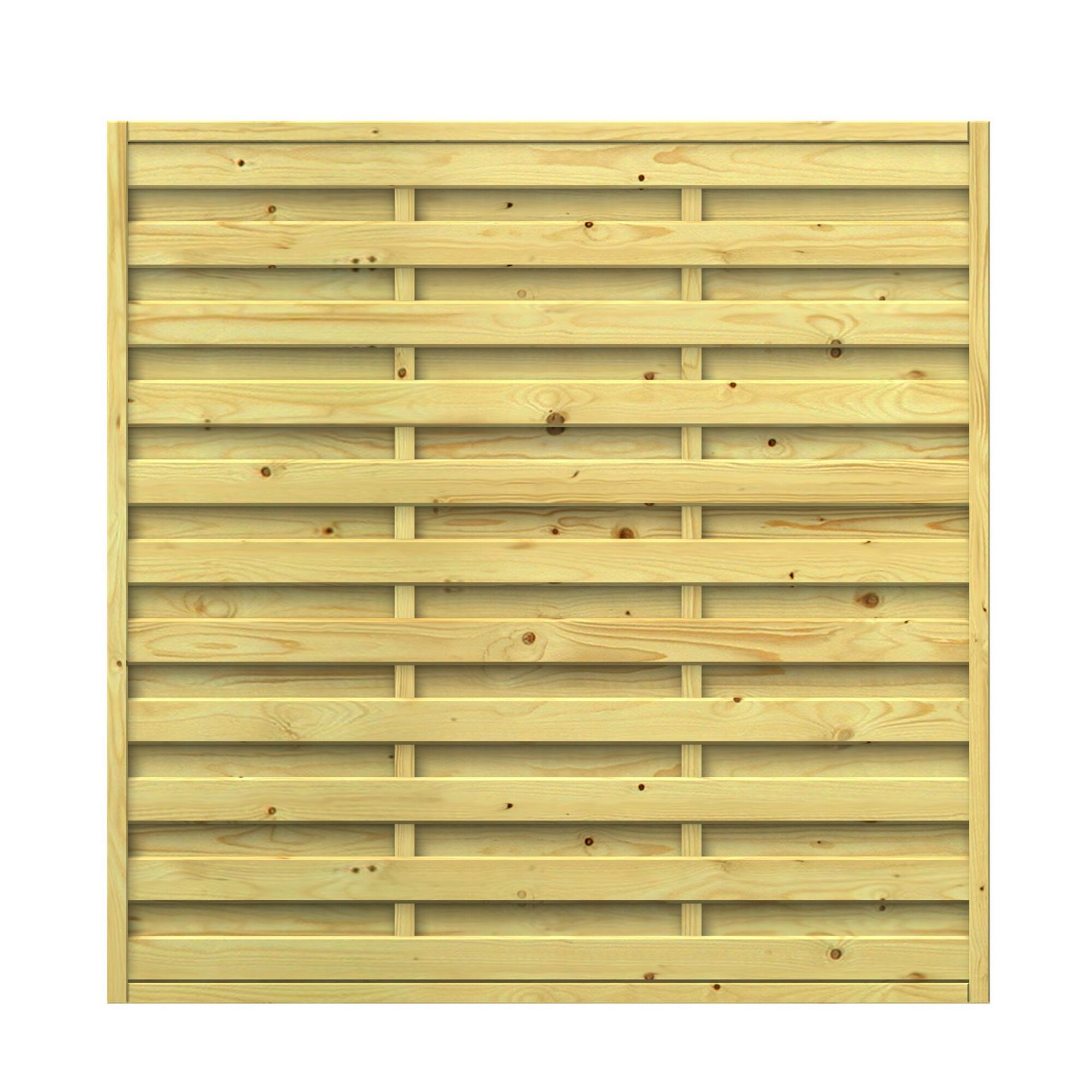 Blickdichter Gartenzaun LETTLAND gerade