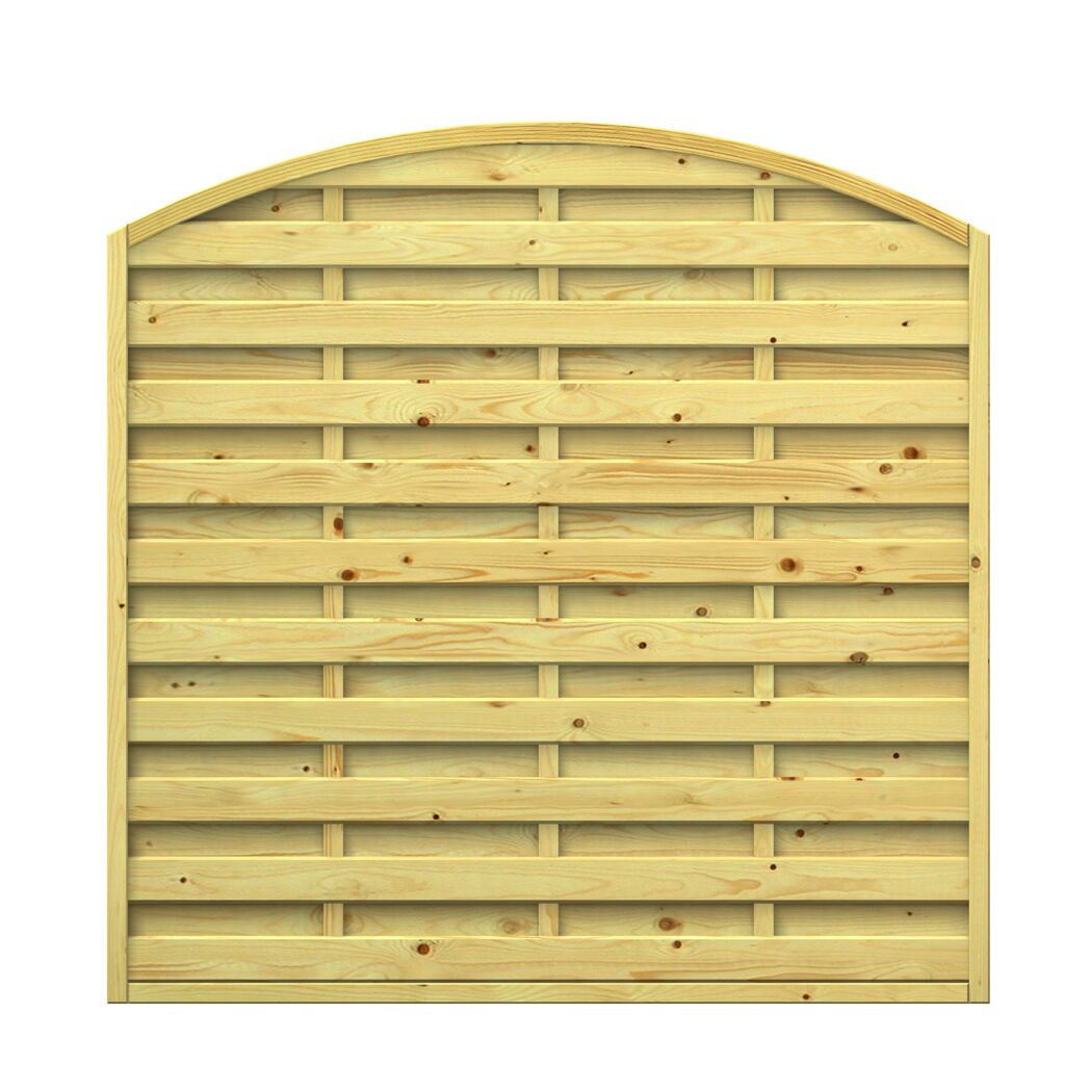 Holz Gartenzaun Lettland rund