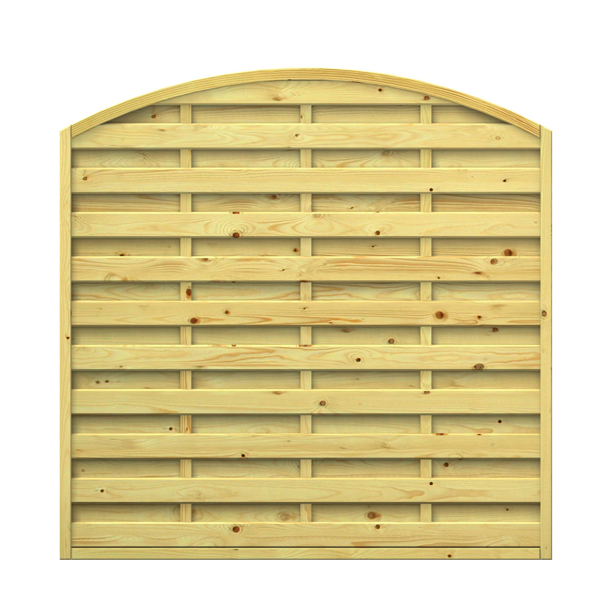 Holz Gartenzaun Lettland rund