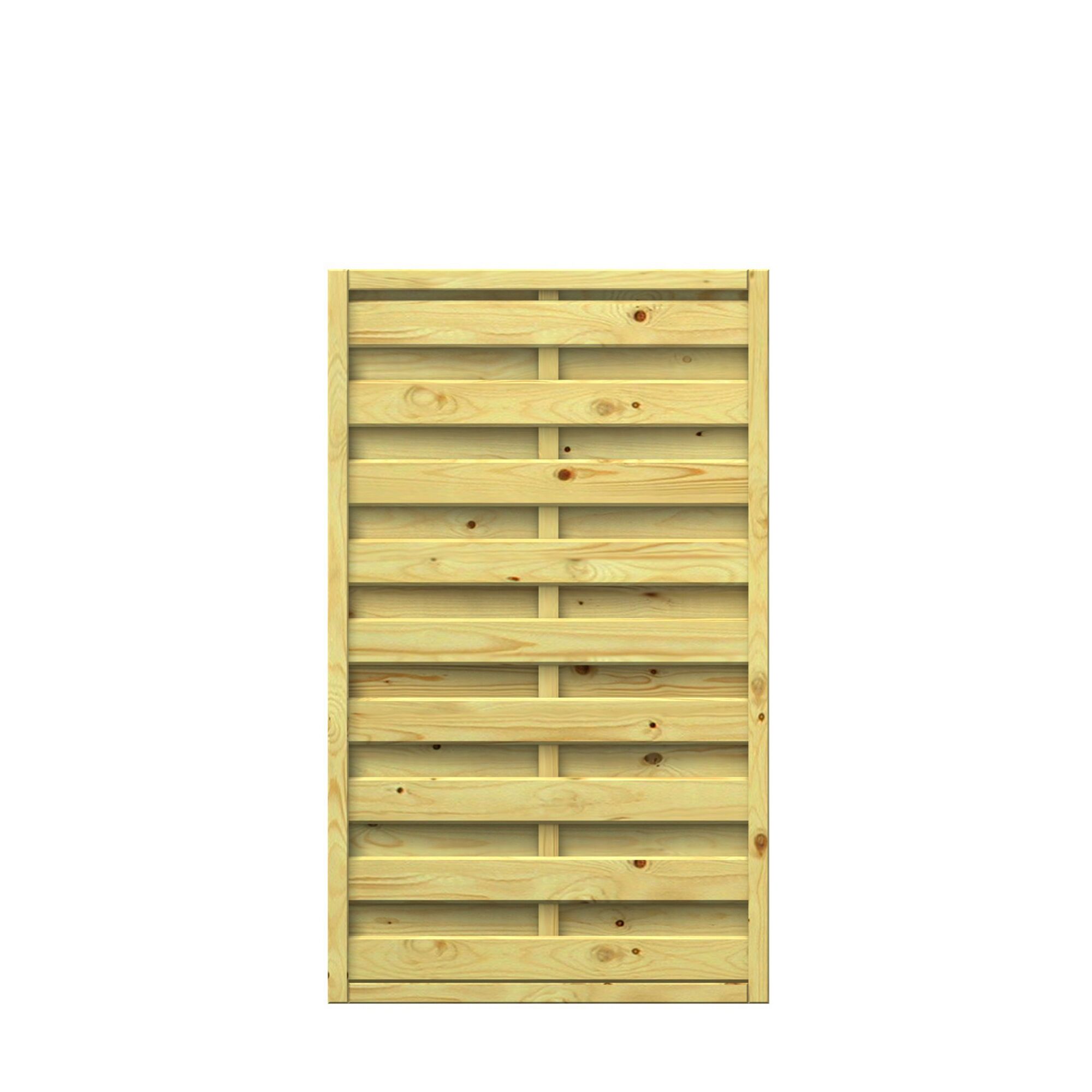 Holz-Sichtschutzzaun LETTLAND gerade