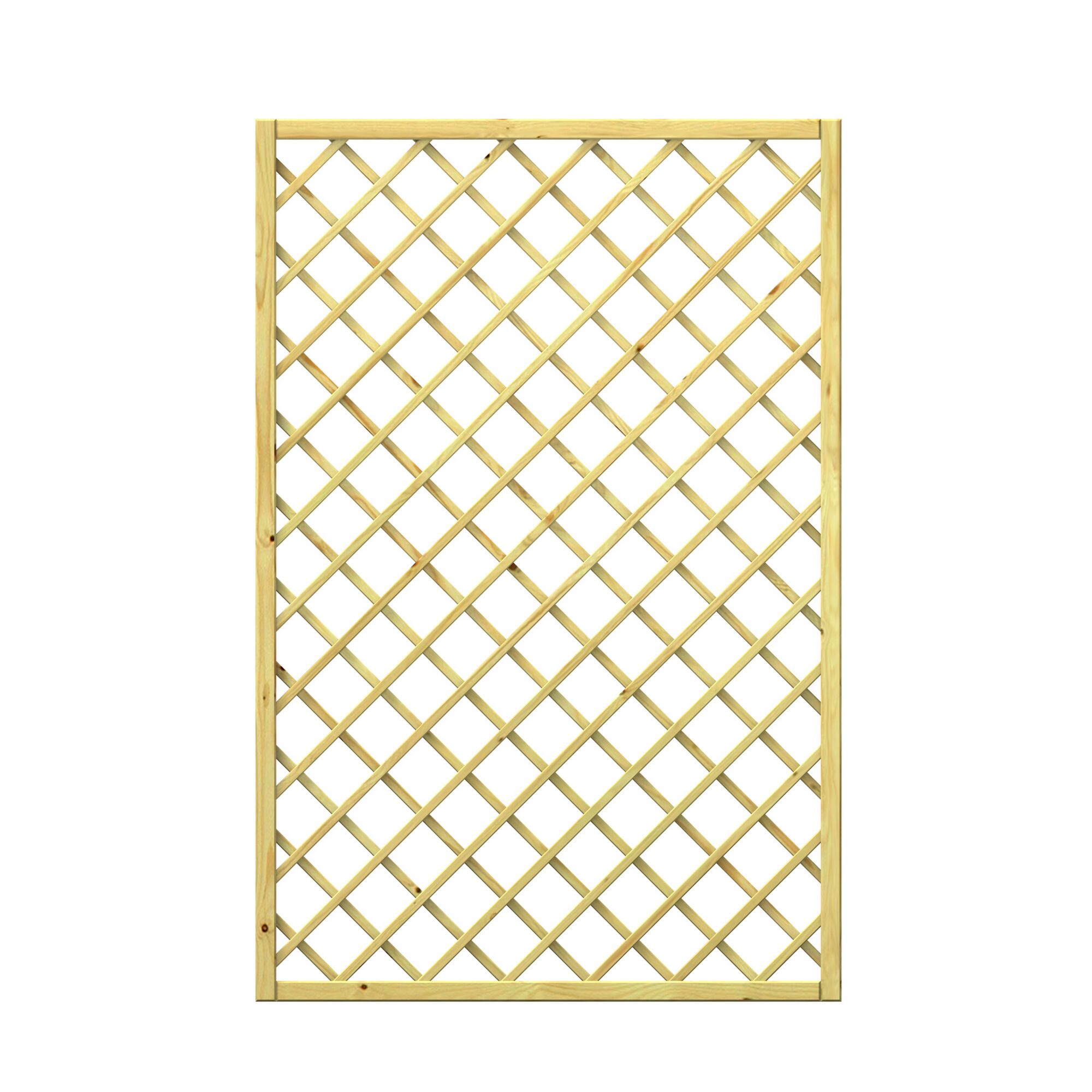 Rankgitter aus hellem Holz