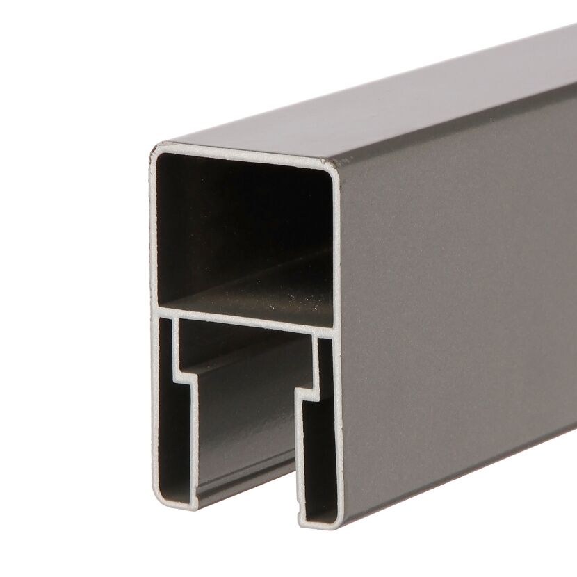 Senkrecht-Adapter silber