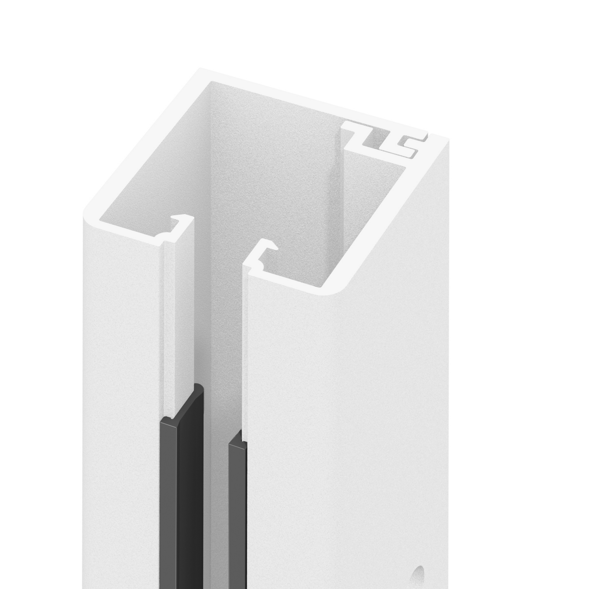 U-Klemmprofil 'System' weiß 105 cm + product picture
