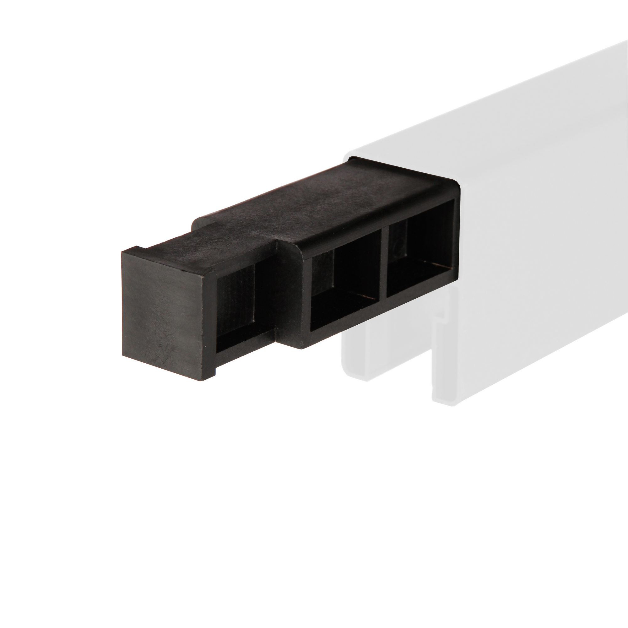 T-Verbinder schwarz, für Senkrecht-Adapter + product picture
