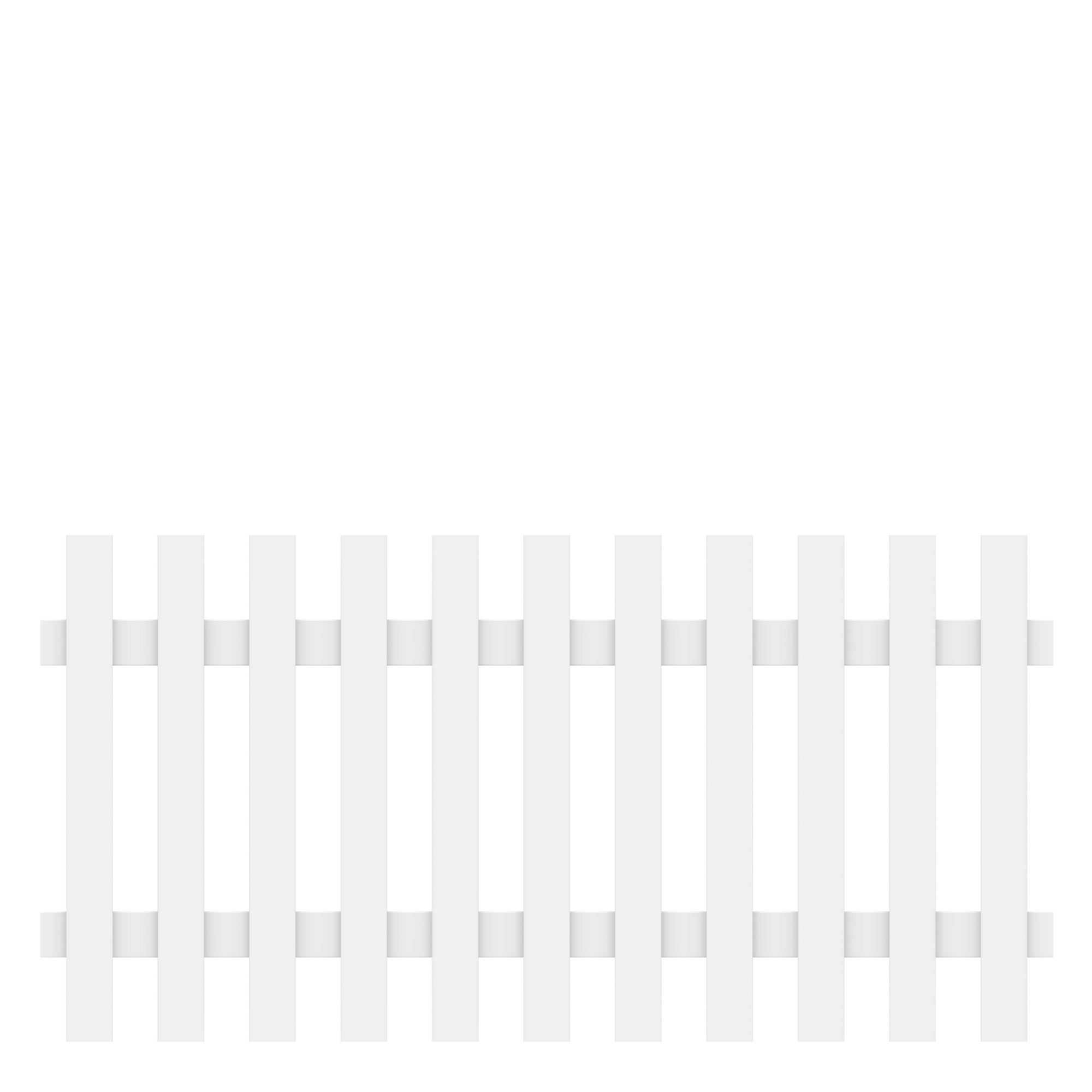 Zaunelement 'Longlife Cara XL' weiß 180 x 90 cm + product picture