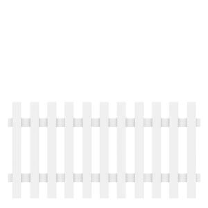 Zaunelement 'Longlife Cara XL' weiß 180 x 90 cm