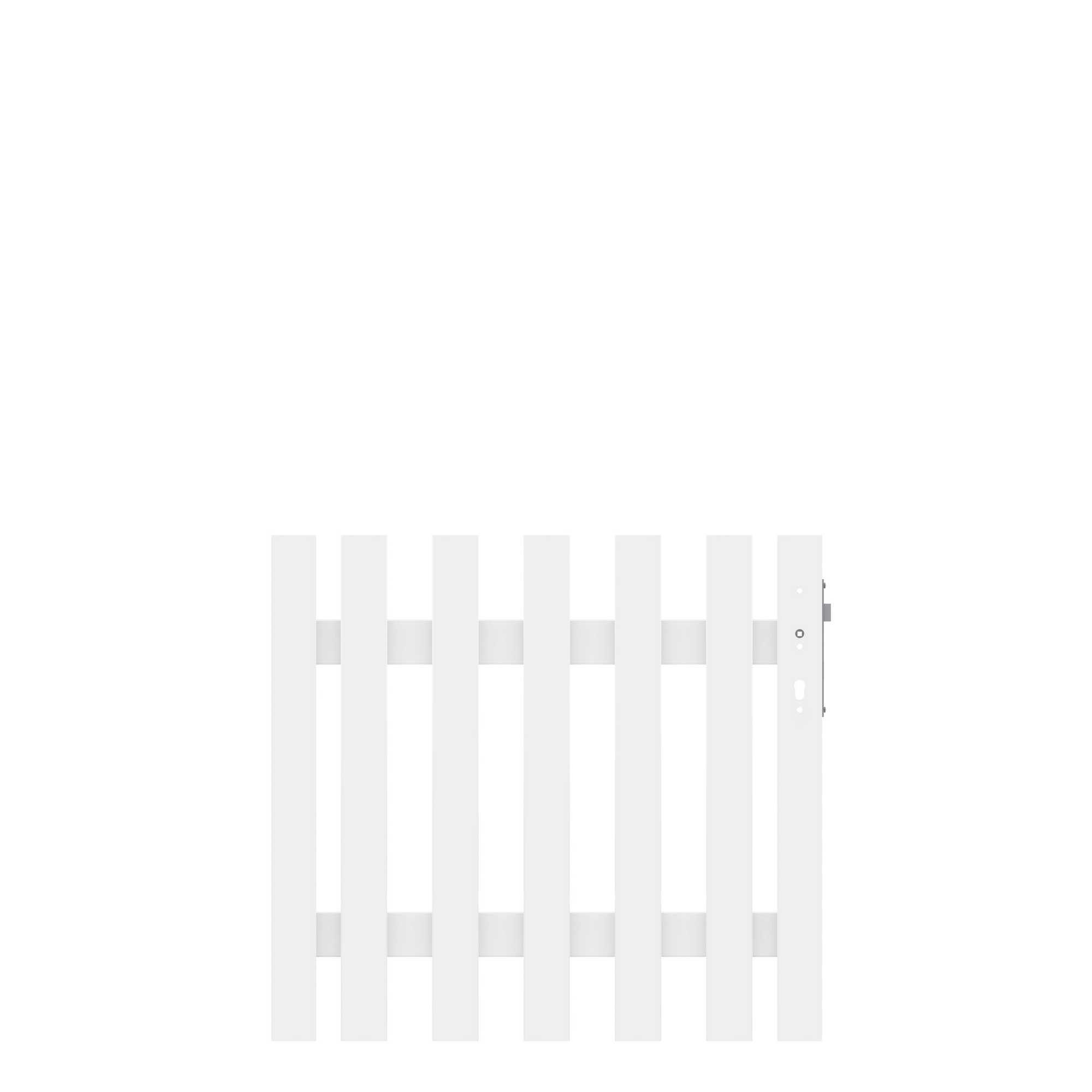 Einzeltor 'Longlife Cara XL' DIN rechts weiß 98 x 90 cm + product picture