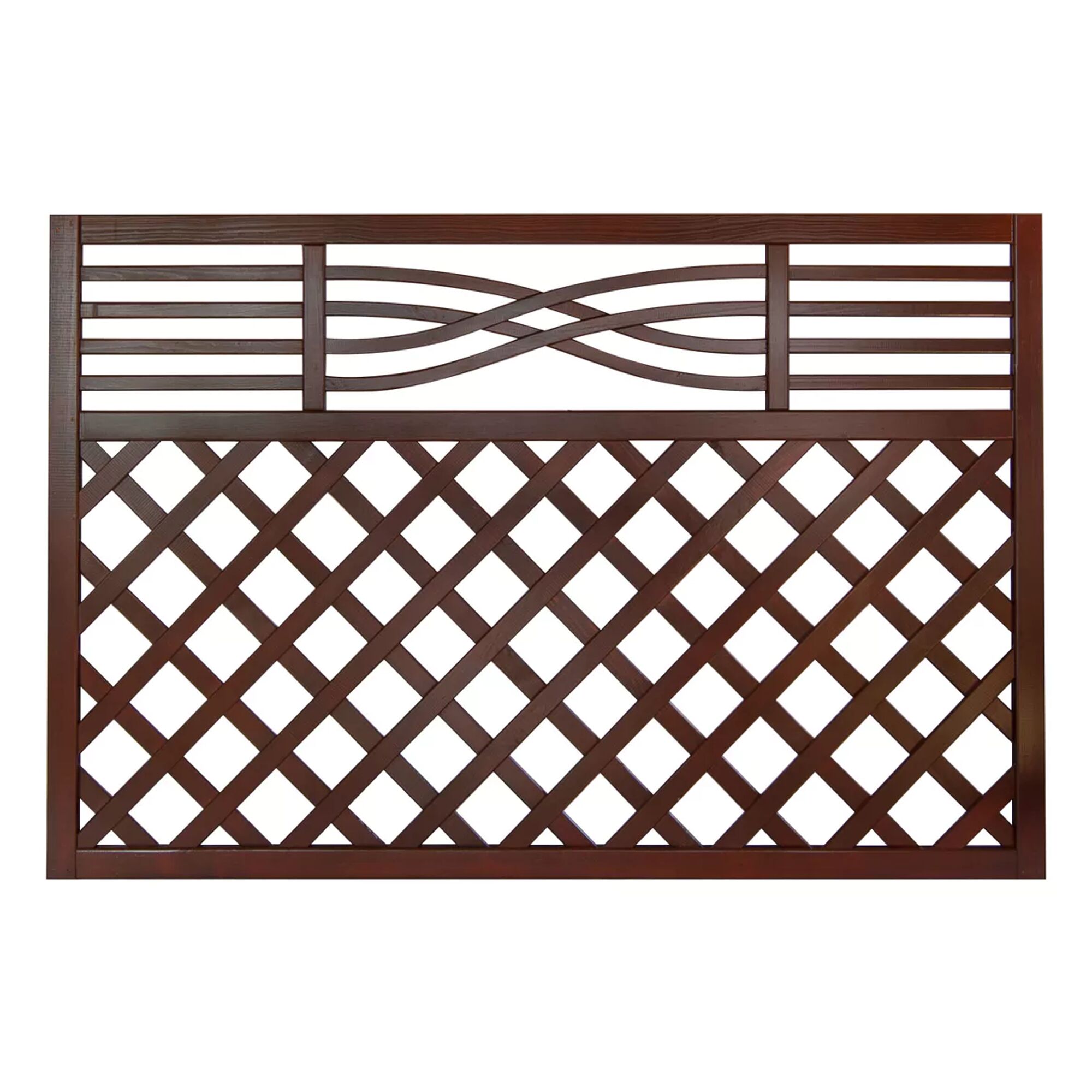 Brauner Vorgartenzaun Malaga