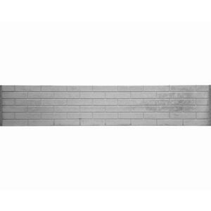 Betonzaunplatte 'Standard Stein Glatt' 200 x 38,5 x 3,5 cm grau