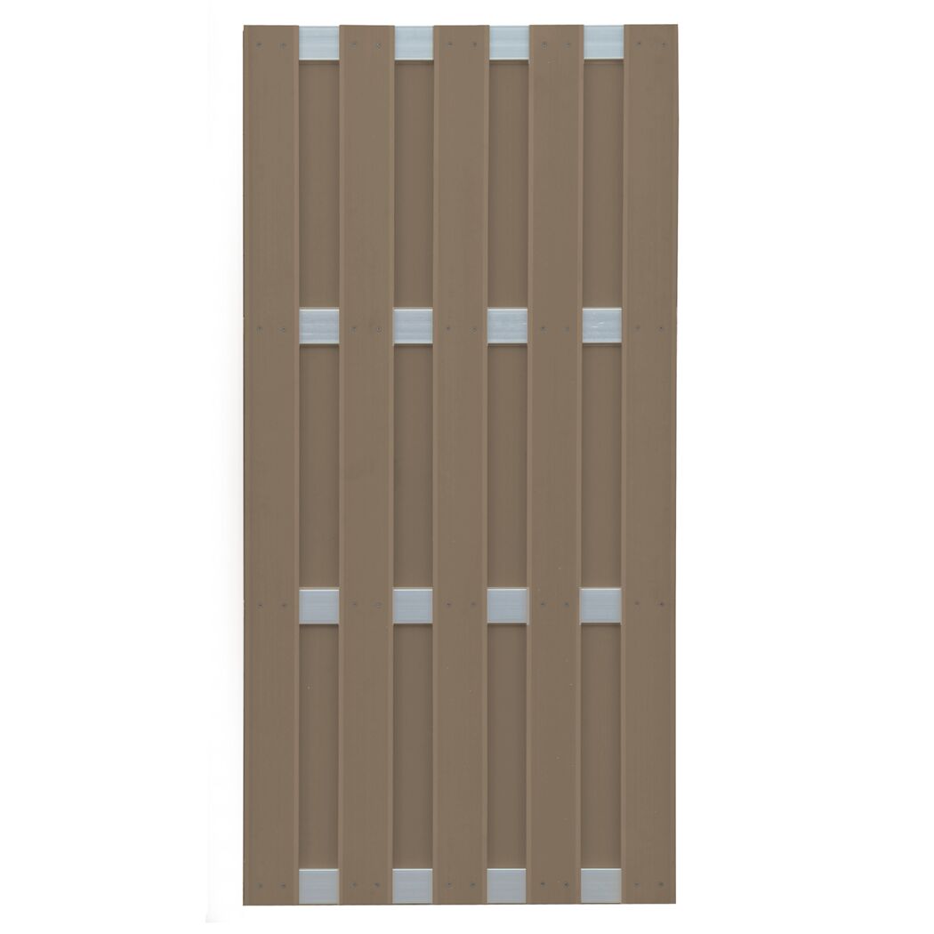 WPC Zaun Halb LASSE sand