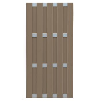 WPC Zaun Halb LASSE sand