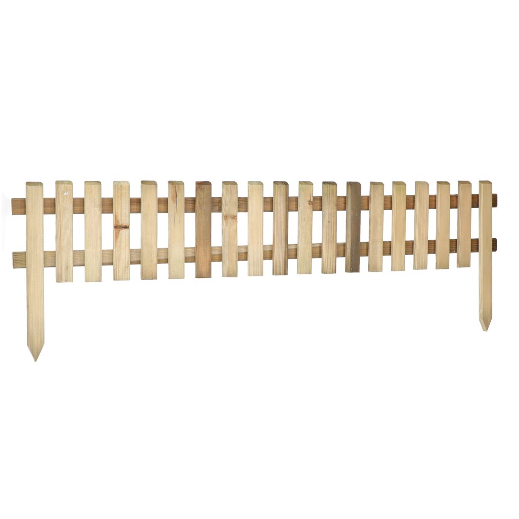 Mini-Staketenzaun aus Holz