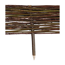 Beetumrandung gerade Weide 120 x 15 cm