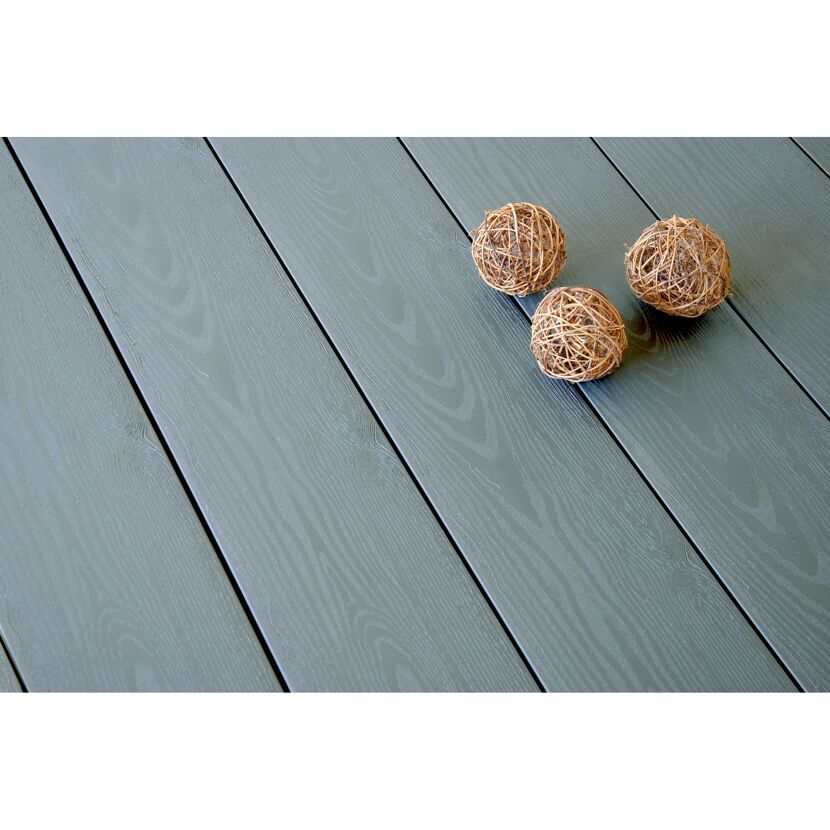 Terrassendiele 'XL' WPC steingrau 1000 x 190 x 20 mm