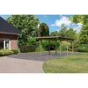 Einzelcarport 'Eco 1' 304 x 490 cm Kiefer KDI PVC-Dach