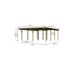 Doppelcarport 'Eco 2' 563 x 676 cm Kiefer KDI PVC-Dach
