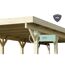 Doppelcarport 'Eco 2' 563 x 676 cm Kiefer KDI PVC-Dach