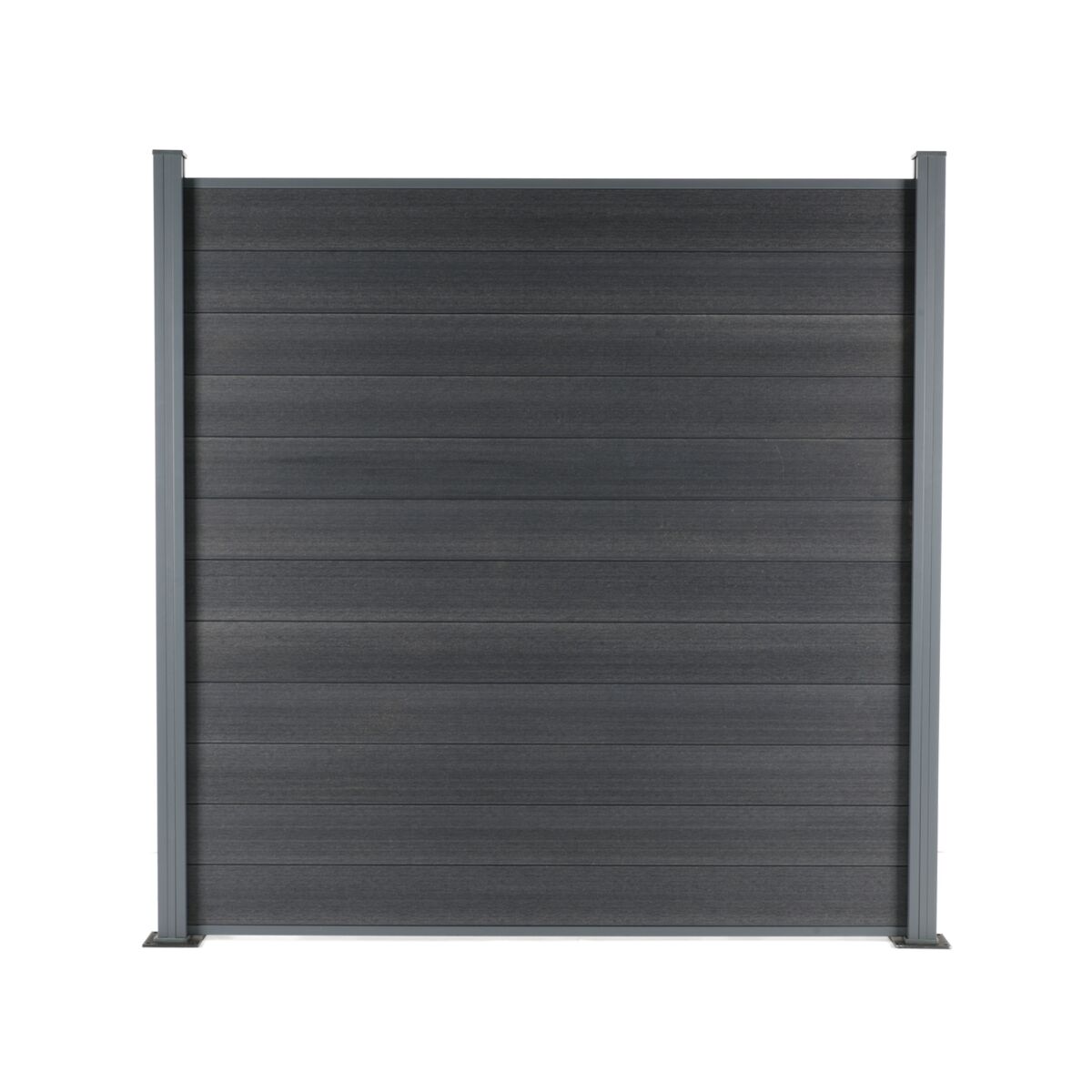 toom Sichtschutzzaun 'Tim' aus WPC 180 x 180 cm anthrazit, ohne Pfosten