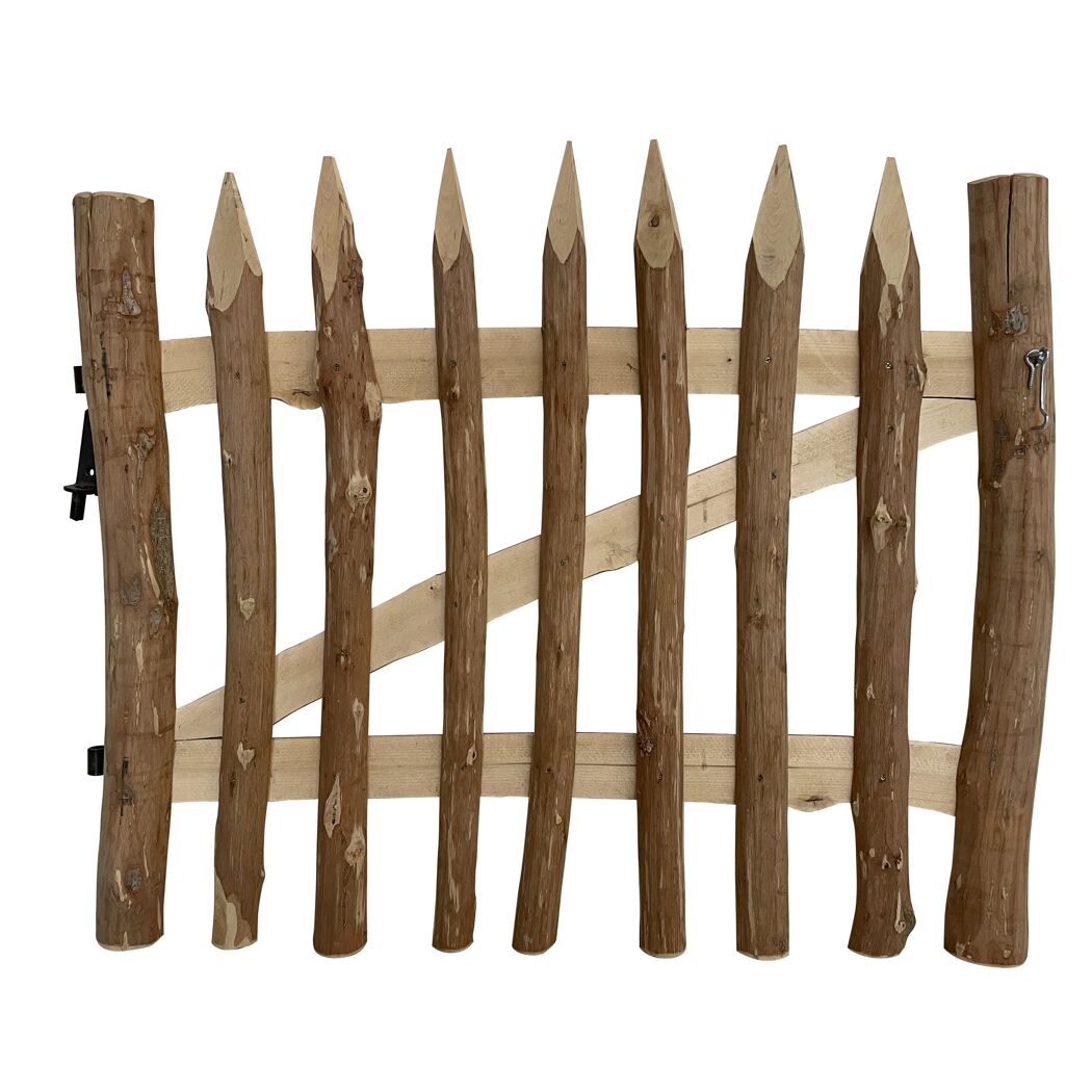 Rollzaun Haseln Tor aus Holz