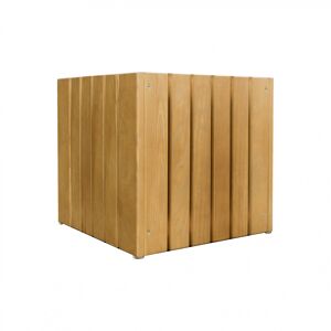 Pflanzgefäß 'Quadra' natur 34 x 34 x 32 cm
