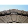 Carport 'Venedig' mit Walmdach schwarz Stahl 465 x 305 x 250 cm