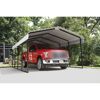 Carport 'Neapel' mit Walmdach schwarz Stahl 602 x 370 x 260 cm