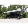 Carport 'Neapel' mit Walmdach schwarz Stahl 602 x 370 x 260 cm