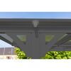 Carport 'Helsinki' mit Flachdach anthrazit Metall 503 x 305 x 232 cm