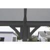 Carport 'Helsinki' mit Flachdach anthrazit Metall 503 x 305 x 232 cm