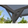 Carport 'Helsinki' mit Flachdach anthrazit Metall 503 x 305 x 232 cm