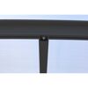 Carport 'Helsinki' mit Flachdach anthrazit Metall 503 x 305 x 232 cm