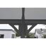 Graues Carport mit Dach